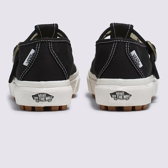 Vans Black and White Mary Jane Sneakers - Picture 2 of 11